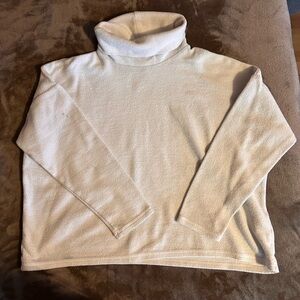 Cream Turtleneck Sweater